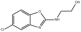 2-(5-chlorobenzo[d]oxazol-2-ylamino)ethanol 结构式