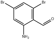 2-氨基-4,6-二溴苯甲醛 结构式