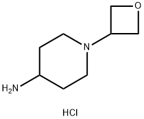 1-(oxetan-3-yl)piperidin-4-amine dihydrochloride 结构式