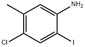 4-氯-2-碘-5-甲基苯胺 结构式