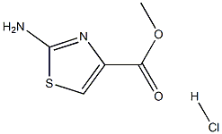 2-氨基噻唑-4-羧酸甲酯(盐酸盐) 结构式