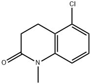 5-chloro-1-methyl-3,4-dihydroquinolin-2(1H)-one 结构式