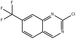 2-chloro-7-(trifluoromethyl)quinazoline 结构式