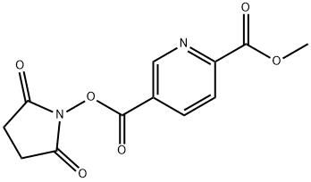 5-(2,5-二氧代吡咯烷-1-基) 2-甲基 吡啶-2,5-二羧酸甲酯 结构式