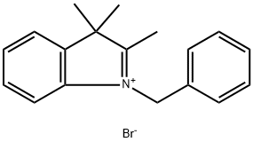 1-Benzyl-2,3,3-trimethyl-3H-indol-1-ium bromide 结构式