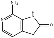 7-氨基-1H-吡咯并[2,3-C]吡啶-2(3H)-酮 结构式