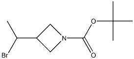 tert-butyl 3-(1-bromoethyl)azetidine-1-carboxylate 结构式