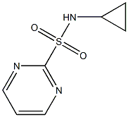 N-环丙基嘧啶-2-磺酰胺 结构式