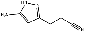 3-(3-amino-1H-pyrazol-5-yl)propanenitrile 结构式