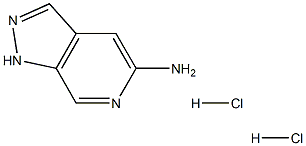 5-氨基-6-氮杂吲唑二盐酸盐 结构式