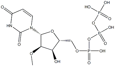 2'-甲氧基-尿苷三磷酸 结构式