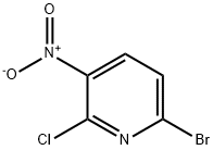 6-溴-2-氯-3-硝基吡啶 结构式