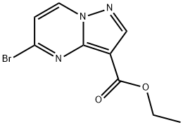 5-溴吡唑并[1,5-A]嘧啶-3-甲酸乙酯 结构式