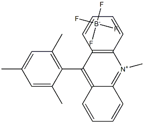 9-间二甲基-10-甲基吖啶鎓四氟硼酸盐 结构式