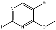 5-溴-2-碘-4-甲氧基嘧啶 结构式