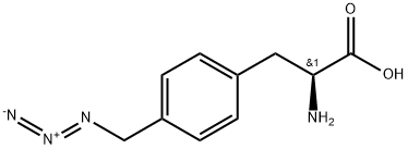 4-(叠氮甲基)-L-苯丙氨酸盐酸,4-(AZIDOMETHYL)-L-PHENYLALANINE 结构式