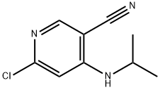 6-氯-4-(异丙氨基)吡啶-3-甲腈,6-氯-4-(异丙氨基)烟腈 结构式