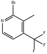 2-溴-3-甲基-4-(三氟甲基)吡啶 结构式