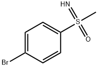 1-溴-4-(S-甲基磺酰亚胺酰基)苯 结构式