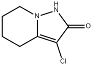 3-氯-4,5,6,7-四氢吡唑并[1,5-A]吡啶-2-醇 结构式