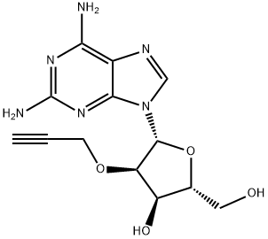 2'-O-PROPARGYL-2-AMINO-ADENOSINE 结构式