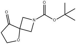 2-Boc-8-oxo-5-oxa-2-azaspiro[3.4]octane 95% 结构式