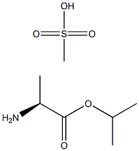 (S)-isopropyl 2-aminopropanoate methanesulfonic acid salt 结构式