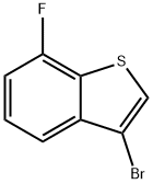 3-bromo-7-fluoro-benzo[b]thiophene 结构式