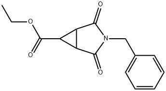 3-苄基-2,4-二氧代-3-氮杂双环[3.1.0]己烷-6-羧酸乙酯 结构式