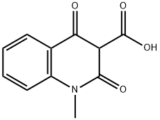 1-methyl-2,4-dioxo-1,2,3,4-tetrahydroquinoline-3-carboxylic acid 结构式