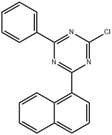 2-氯-4-(1-萘基)-6-苯基-1,3,5-三嗪 结构式