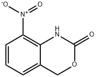 8-硝基-1H-苯并[D][1,3]噁嗪-2(4H)-酮 结构式