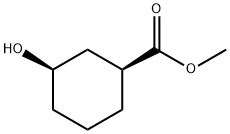(1S,3R)-3-羟基环己烷甲酸甲酯 结构式