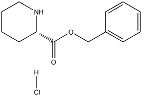 S-哌啶-2-羧酸苄酯盐酸盐 结构式