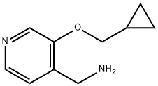 (3-(CYCLOPROPYLMETHOXY)PYRIDIN-4-YL)METHANAMINE 结构式