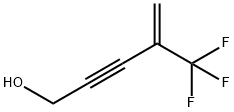 4-(三氟甲基)-4-戊烯-2-炔-1-醇 结构式