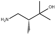(R)-2-甲基-3-氟-4-氨基-2-丁醇 结构式