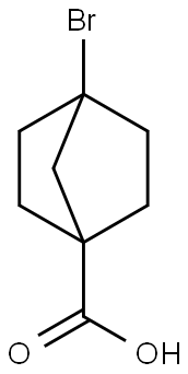 4-BROMOBICYCLO[2.2.1]HEPTANE-1-CARBOXYLIC ACID 结构式