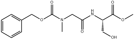 CARBOBENZYLOXYSARCOSYLSERINE METHYL ESTER 结构式