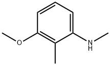 (3-Methoxy-2-methyl-phenyl)-methyl-amine 结构式