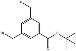 3,5-双(溴甲基)苯甲酸叔丁酯 结构式