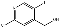 (2-Chloro-5-iodo-pyridin-4-yl)-methanol 结构式