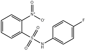 N-(4-Fluorophenyl)-2-nitrobenzenesulfonamide 结构式