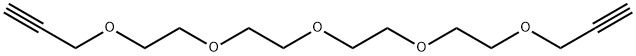 丙炔基-四聚乙二醇-丙炔基 结构式