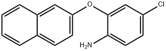 4-Chloro-2-(naphthalen-2-yloxy)aniline 结构式