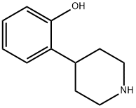 2-(哌啶-4-基)苯酚 结构式