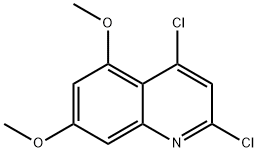 2,4-dichloro-5,7-dimethoxyquinoline 结构式