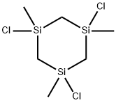 1,3,5-三氯-1,3,5-三甲基-1,3,5-三硅杂环己烷 结构式