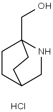 2-Azabicyclo[2.2.2]octan-1-ylmethanol hydrochloride 结构式