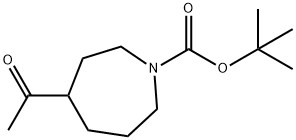 tert-butyl 4-acetylazepane-1-carboxylate 结构式